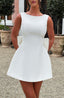 Women's Wedding Guest Structured Mini Dress