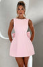 Women's Wedding Guest Structured Mini Dress