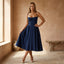 Women’s Vintage Spaghetti Straps Corset Midi Dress