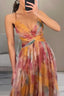 Women's Flowy Floral Maxi Dress
